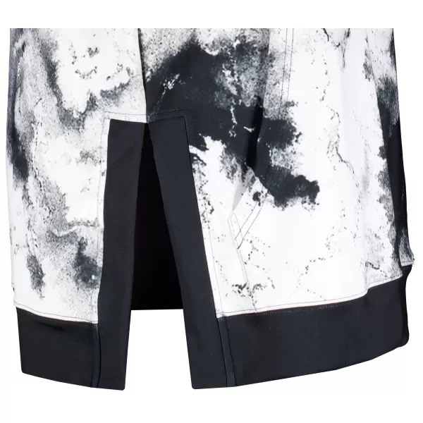  Premium cu hanorac funcțional pentru femei ALTISPORT VOJ/ALW066MI03 ALB -ȘI -BLACK 