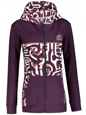 Panoul pentru femei pe Zip Premium ALTISPORT VOJ/ALW060MI02 BURGUNDIA