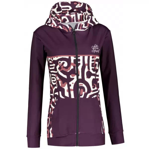  Panoul pentru femei pe Zip Premium ALTISPORT VOJ/ALW060MI02 BURGUNDIA 