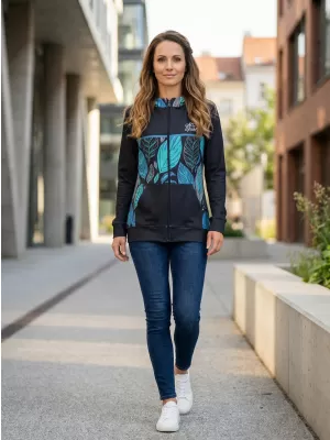 Panoul pentru femei pe Zip Premium ALTISPORT VOJ/ALW061MI02 ALBASTRU