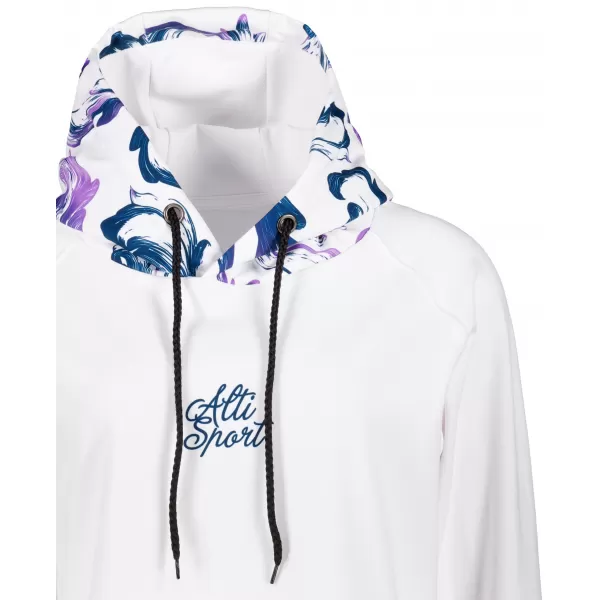  Premium cu hanorac funcțional pentru femei ALTISPORT VOJ/ALW065MI03 ALB/VIOLET 