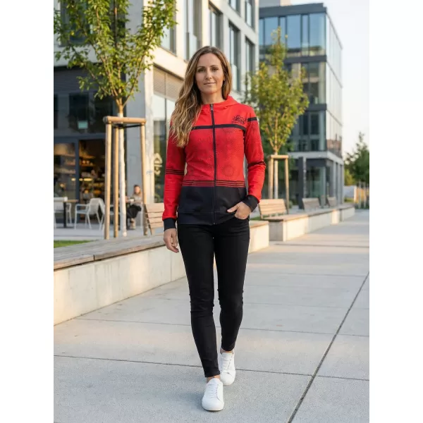  Panoul pentru femei pe Zip Premium ALTISPORT VOJ/ALW023MI02 ROŞU 