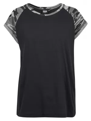 Cămaşă URBAN CLASSICS TB1913 CAMO NEGRU/ÎNTUNECAT