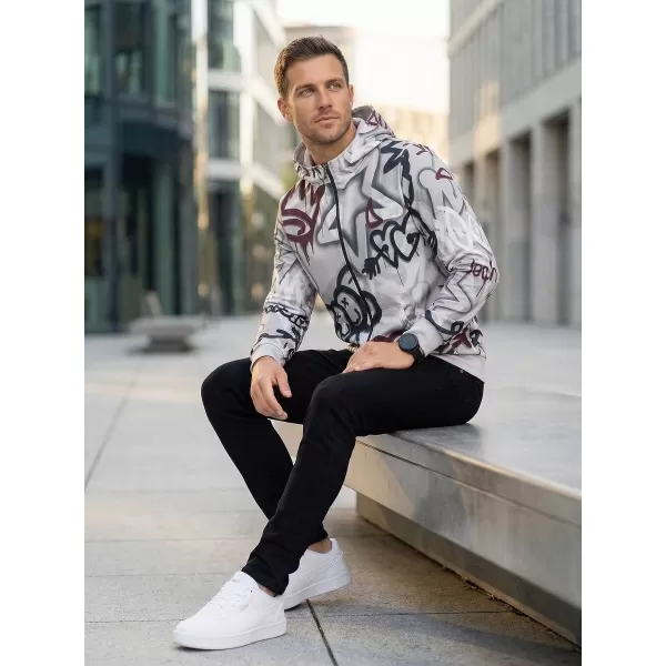  Panoul pentru bărbați pe Zip Premium ALTISPORT VOJ/ALM054MI02 GRI ÎNCHIS 