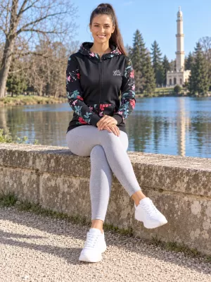 Panoul pentru femei pe Zip Premium ALTISPORT VOJ/ALW063MI02 NEGRU -GREEN