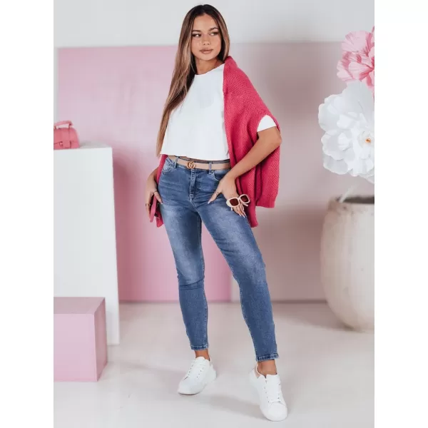  Pantalonii pentru doamne DSTREET UY2366 SEA -BLUE 