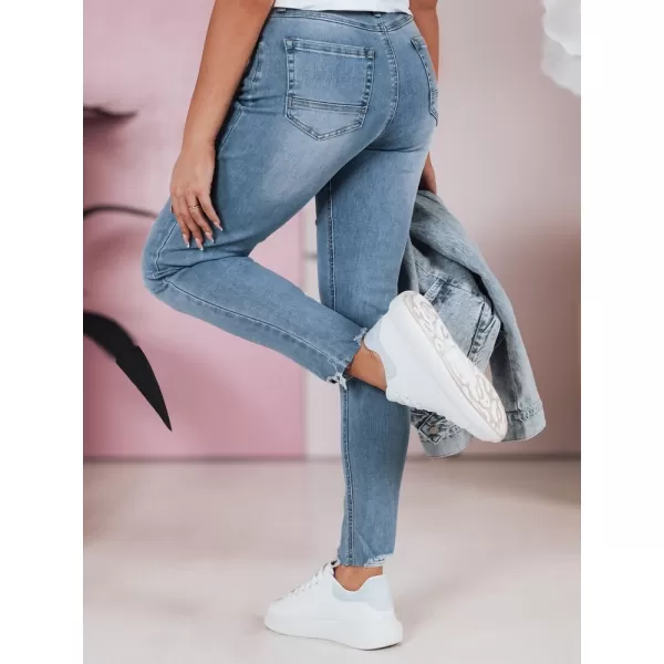 Pantalonii pentru doamne DSTREET UY2379 ALBASTRU DESCHIS 