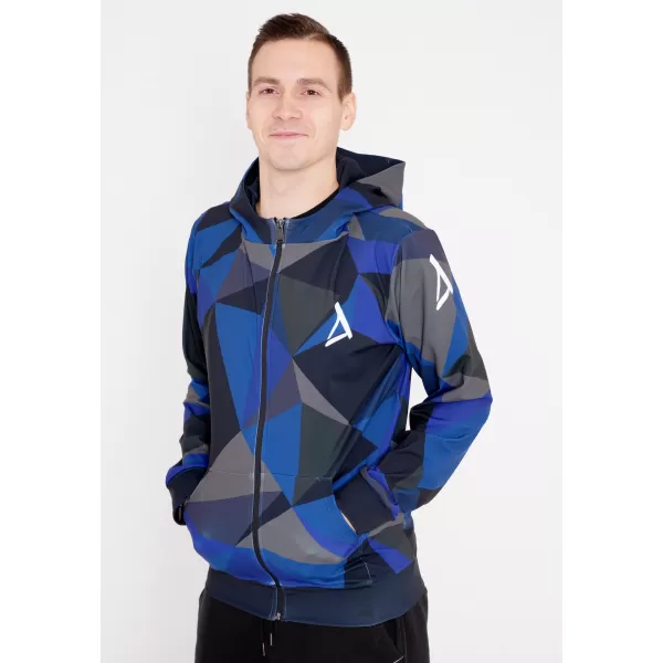  Panoul pentru bărbați pe Zip Premium ALTISPORT VOJ/ALM007MI02 ALBASTRU ÎNCHIS 