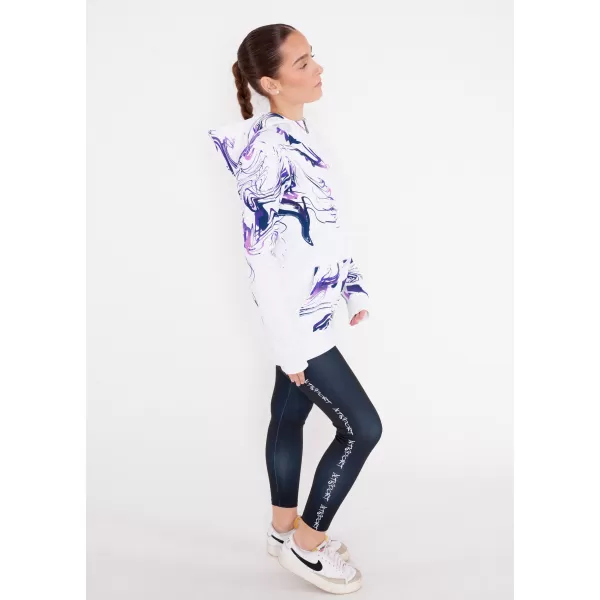  Panoul pentru femei pe Zip Premium ALTISPORT VOJ/ALW064MI02 ALB -VIOLET 
