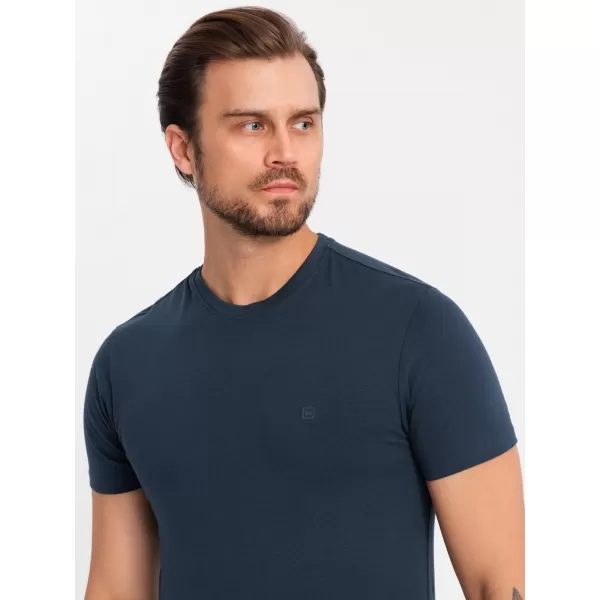  Cămaşă OMBRE OM-TSCT-0220 ALBASTRU MARIN 