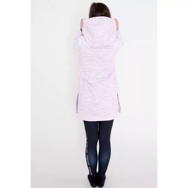  Premium cu hanorac funcțional pentru femei ALTISPORT VOJ/ALW067MI03 BABY PINK 