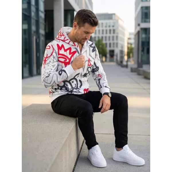  Panoul pentru bărbați pe Zip Premium ALTISPORT VOJ/ALM054MI02 GRI -RED 