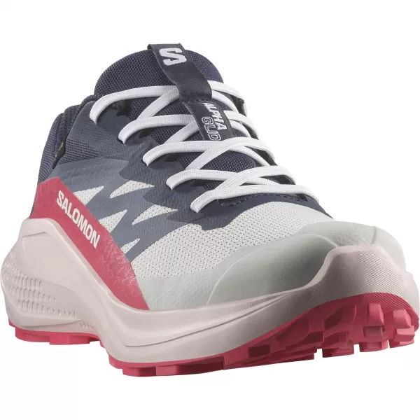  Pantofi de dama SALOMON ALPHAGLIDE GTX W L47802300 ROCĂ LUNARĂ/NOPȚI ALBASTRE/ROȘU ROȘU 
