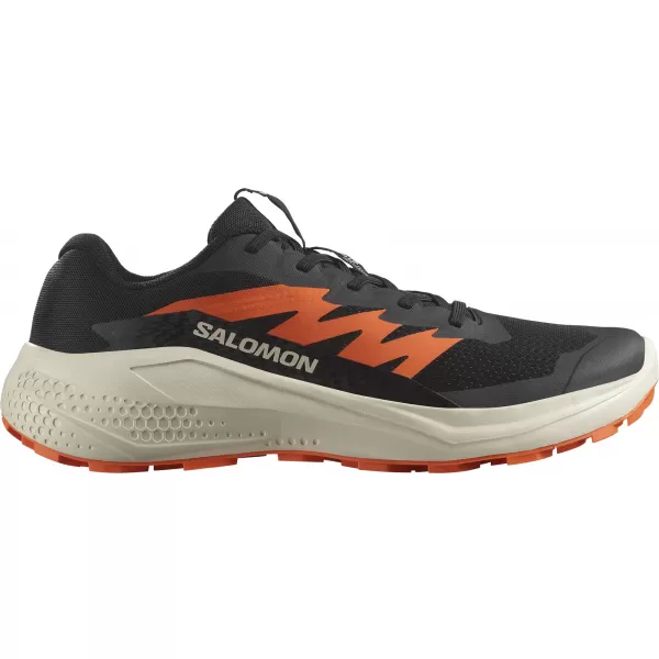  Pantofi pentru bărbați SALOMON ALPHAGLIDE L47801100 NEGRU/ZI PLOIOASĂ/ROȘU PORTOCALIU 