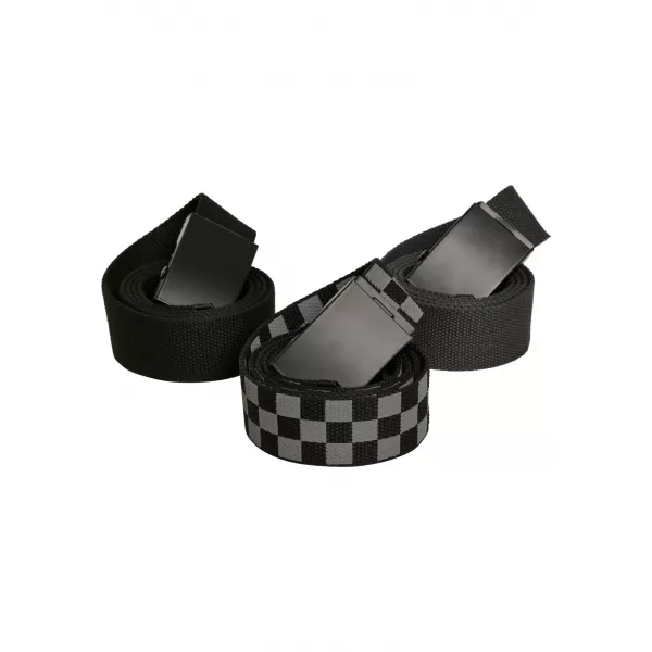 Centură URBAN CLASSICS TB2774 GRY BLACK/BLACK/BLACK/BLACK/CHARCOAL/NEGRU 