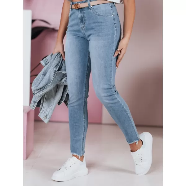  Pantalonii pentru doamne DSTREET UY2379 ALBASTRU DESCHIS 