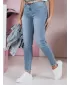Pantalonii pentru doamne DSTREET UY2379 ALBASTRU DESCHIS