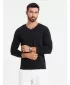 Cămaşă OMBRE OM-LSCL-0105 NEGRU