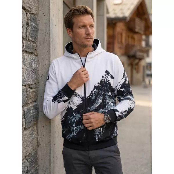  Panoul pentru bărbați pe Zip Premium ALTISPORT VOJ/ALM059MI02 ALB 
