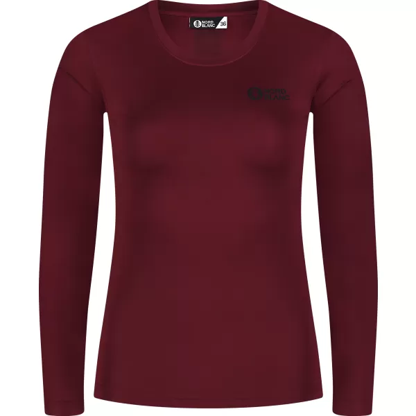  Cămașă funcțională feminină NORDBLANC SUCCESS NBSLF8030 BURGUNDIA 