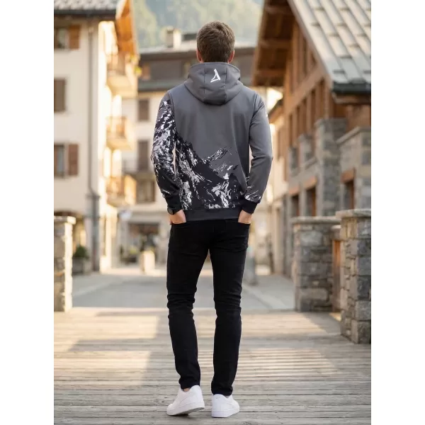  Panoul pentru bărbați pe Zip Premium ALTISPORT VOJ/ALM059MI02 GRI 
