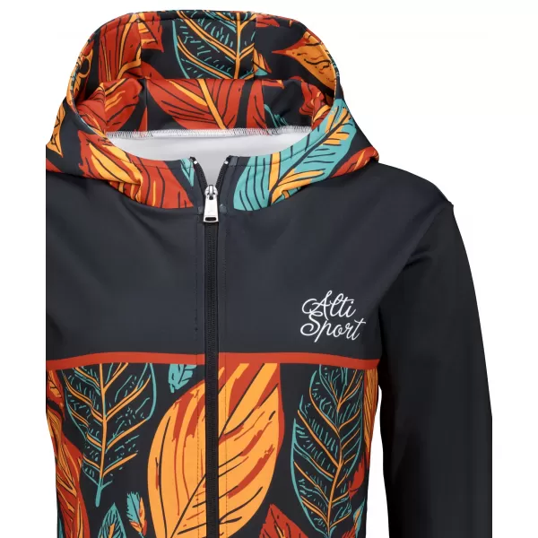  Panoul pentru femei pe Zip Premium ALTISPORT VOJ/ALW061MI02 PORTOCALIU/ALBASTRU 