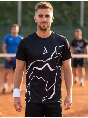 Premium funcțional pentru bărbați ALTISPORT VOJ/ALM073TR01 NEGRU