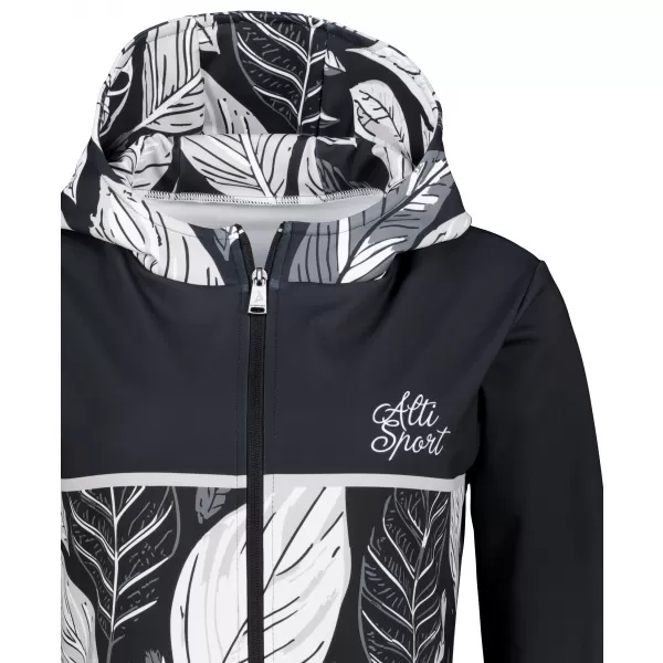  Panoul pentru femei pe Zip Premium ALTISPORT VOJ/ALW061MI02 ALB -NEGRU 