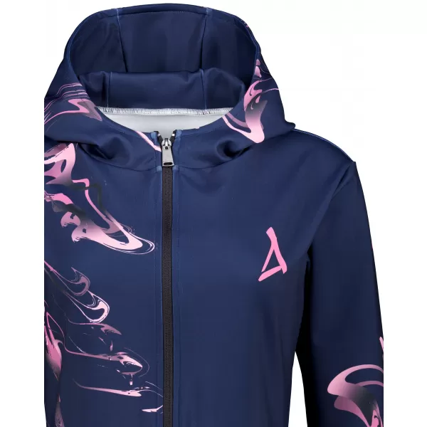  Panoul pentru femei pe Zip Premium ALTISPORT VOJ/ALW064MI02 ALBASTRU -PINK 