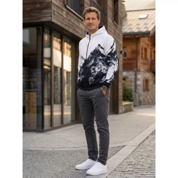 Panoul pentru bărbați pe Zip Premium ALTISPORT VOJ/ALM059MI02 ALB 