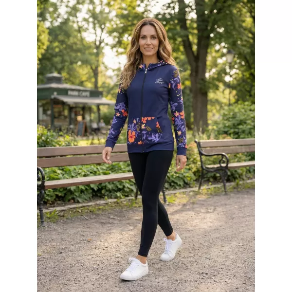  Panoul pentru femei pe Zip Premium ALTISPORT VOJ/ALW063MI02 PURPURIU ÎNCHIS 