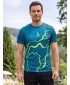 Premium funcțional pentru bărbați ALTISPORT VOJ/ALM073TR01 NAVY-FLUO YELLOW
