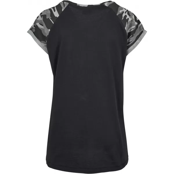  Cămaşă URBAN CLASSICS TB1913 CAMO NEGRU/ÎNTUNECAT 