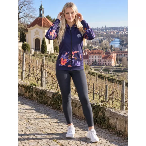  Panoul pentru femei pe Zip Premium ALTISPORT VOJ/ALW063MI02 PURPURIU ÎNCHIS 