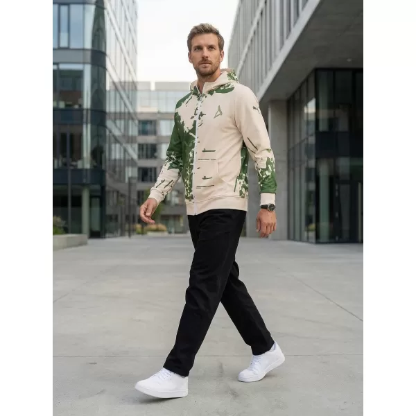  Panoul pentru bărbați pe Zip Premium ALTISPORT VOJ/ALM057MI02 VERDE 