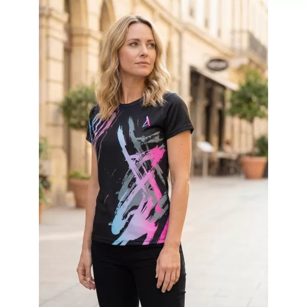  Premium funcțional pentru femei ALTISPORT VOJ/ALW074TR01 NEGRU -PINK 