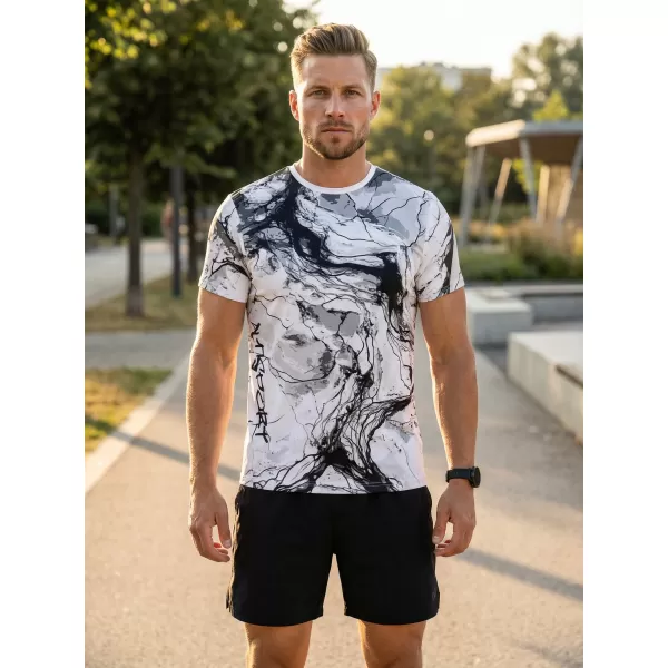 Premium funcțional pentru bărbați ALTISPORT VOJ/ALM071TR01 ALB -ȘI -BLACK 