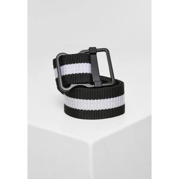  Centură URBAN CLASSICS TB3576 NEGRU/ALB 
