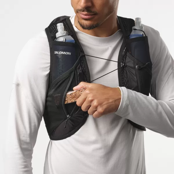  Rucsac pentru bărbați SALOMON ACTIVE SKIN 12 SET LC2177400 NEGRU/METAL 