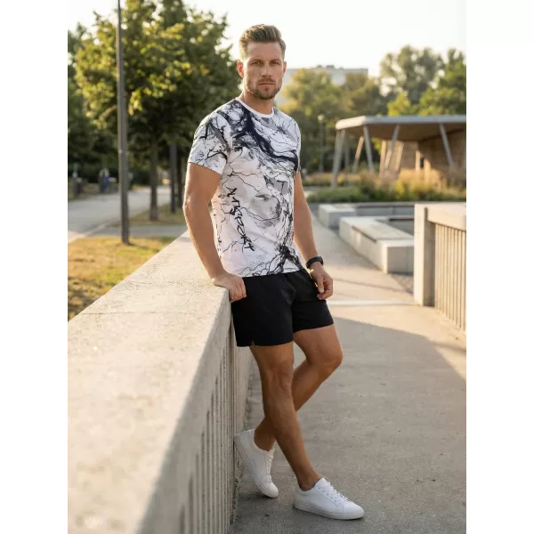  Premium funcțional pentru bărbați ALTISPORT VOJ/ALM071TR01 ALB -ȘI -BLACK 