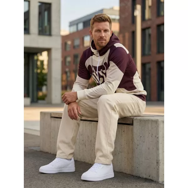  Panoul pentru bărbați pe Zip Premium ALTISPORT VOJ/ALM056MI02 BEJ/ROȘU 