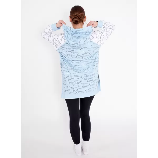  Premium cu hanorac funcțional pentru femei ALTISPORT VOJ/ALW067MI03 BABY BLUE 