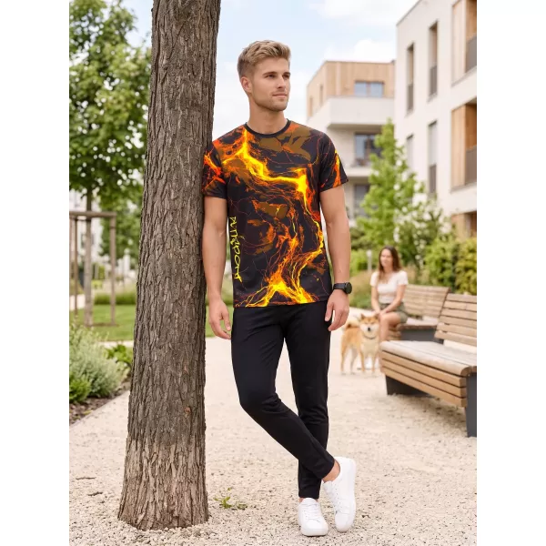  Premium funcțional pentru bărbați ALTISPORT VOJ/ALM071TR01 NEGRU -YELLOW 