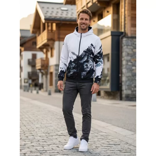  Panoul pentru bărbați pe Zip Premium ALTISPORT VOJ/ALM059MI02 ALB 