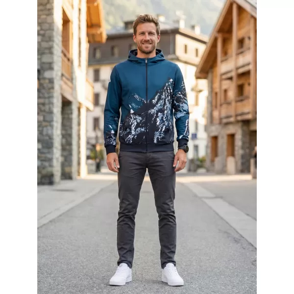 Panoul pentru bărbați pe Zip Premium ALTISPORT VOJ/ALM059MI02 MARINA 