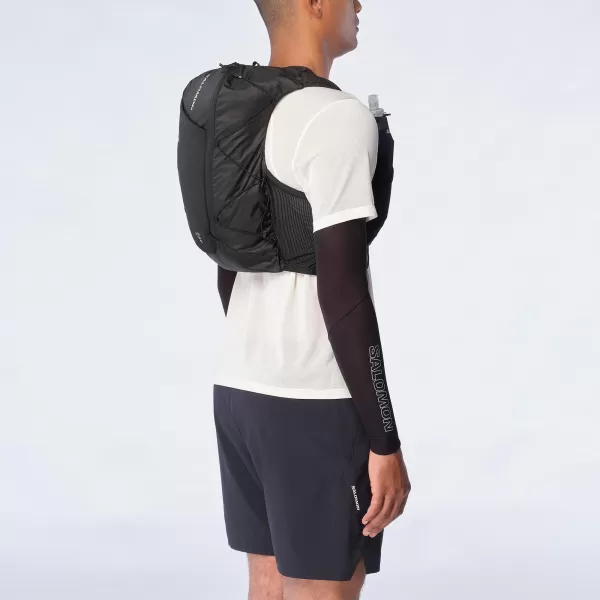  Rucsac pentru bărbați SALOMON ACTIVE SKIN 12 SET LC2177400 NEGRU/METAL 