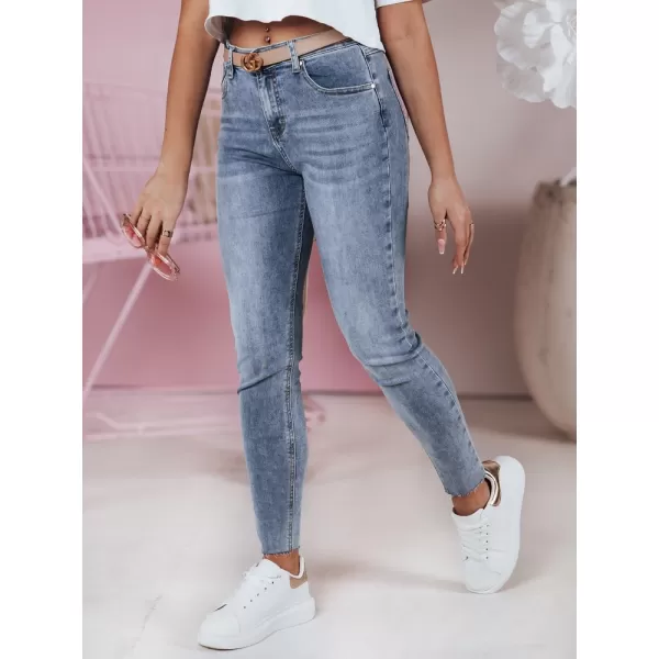  Pantalonii pentru doamne DSTREET UY2387 ALBASTRU 