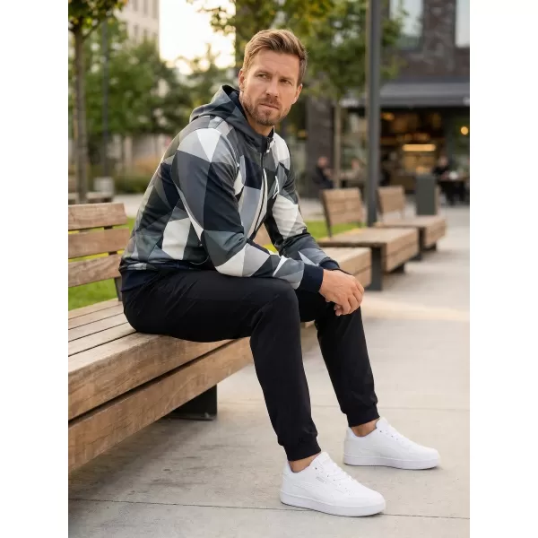  Panoul pentru bărbați pe Zip Premium ALTISPORT VOJ/ALM007MI02 GRI 