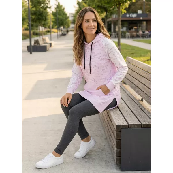  Premium cu hanorac funcțional pentru femei ALTISPORT VOJ/ALW067MI03 BABY PINK 