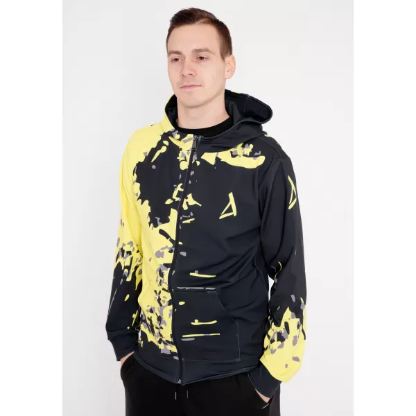  Panoul pentru bărbați pe Zip Premium ALTISPORT VOJ/ALM057MI02 GALBEN FLUO 